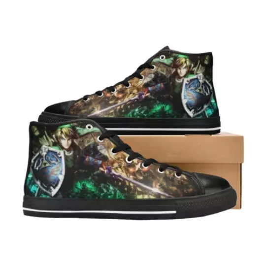 Discover Zelda High Tops Sneakers Canvas Men Shoes