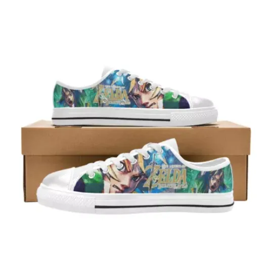 Discover Legend of Zelda Low Tops Sneakers Women Canvas Shoes