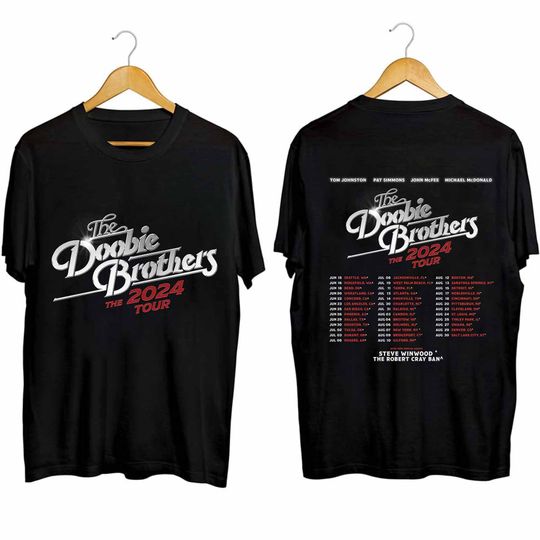 Discover The Doobie Brothers 2024 Tour Shirt, The Doobie Brothers Band Fan Shirt