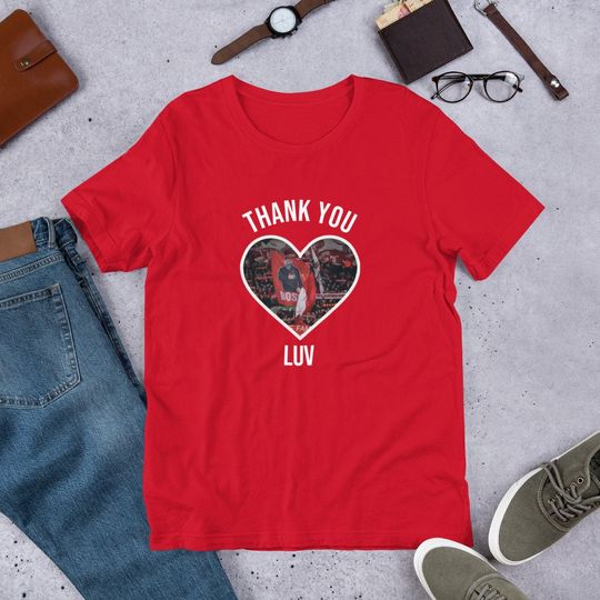 Discover Jurgen Klopp Tribute T-Shirt - Thank You Luv - I'll Never Walk Alone Again