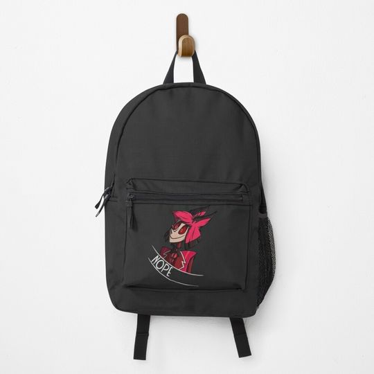 Discover "Nope!" - Alastor Hazbin Hotel Backpack