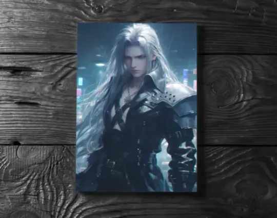 Discover Sephiroth Final Fantasy Square Enix Poster Print