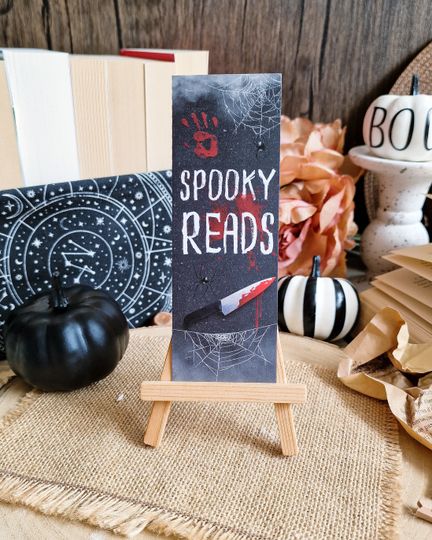 Discover Spooky Reads  Bibliophile Bookmark - Book Lover Gift - Bookish Gift - Horror - Halloween-