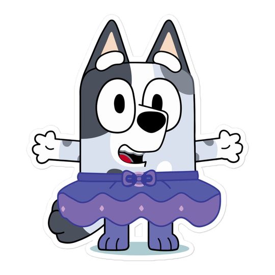 Discover Muffin from BlueyDad Show Sticker