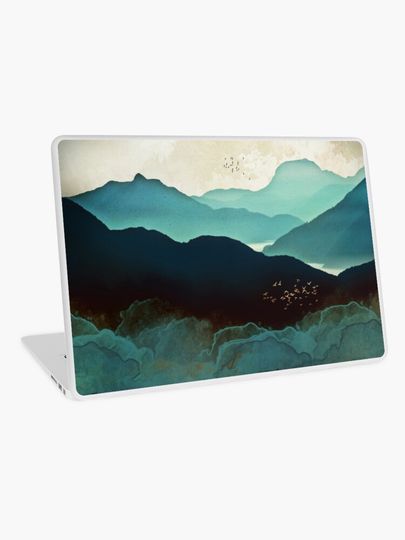 Discover Indigo Mountains | Laptop Skin