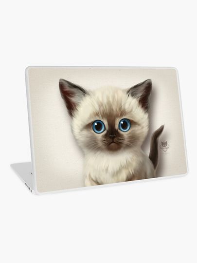 Discover Cataclysm- Siamese Kitten Classic | Laptop Skin