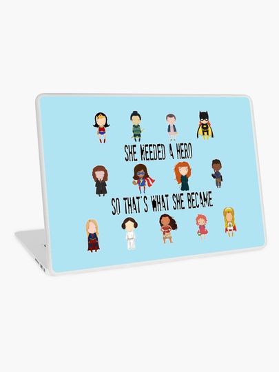 Discover So that&apos;s what she became | Laptop Skin