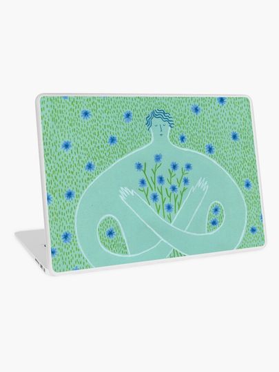 Discover Cyanus- Cornflowers for Chloris | Laptop Skin