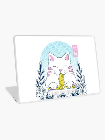 Discover Ramen Cat | Laptop Skin