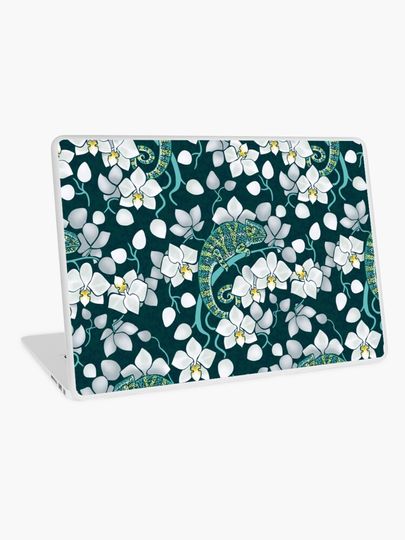 Discover chameleons and orchids  | Laptop Skin