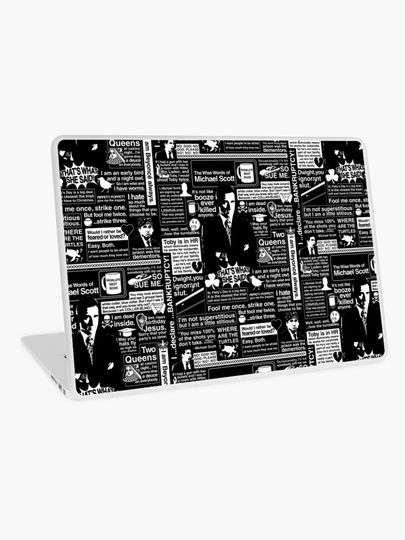 Discover The Wise Words of Michael Scott | Laptop Skin