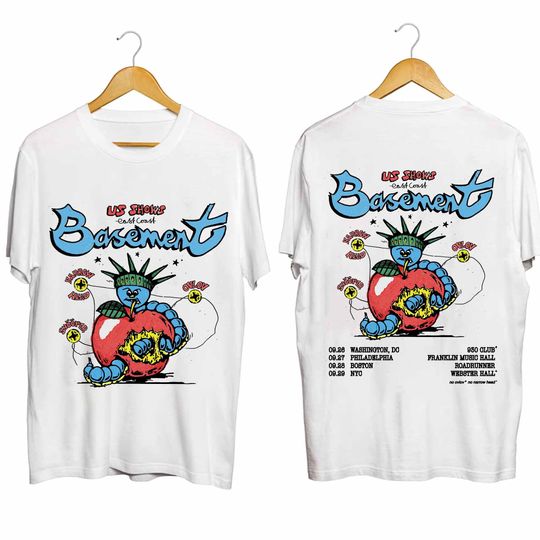 Discover Basement 2024 Tour Double Sided Shirt