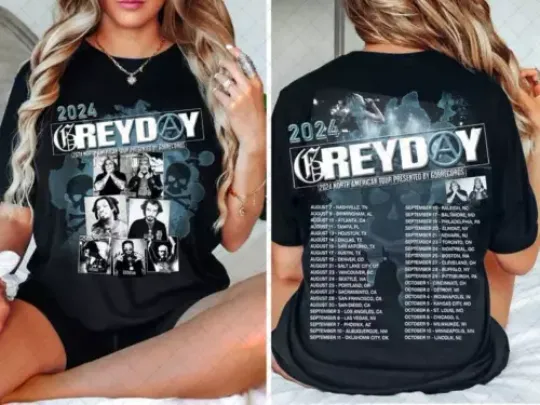 Discover SUICIDEBOYS - Grey Day 2024 Tour Double Sided Shirt