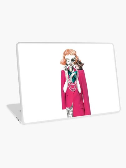 Discover Monocle Lady | Laptop Skin