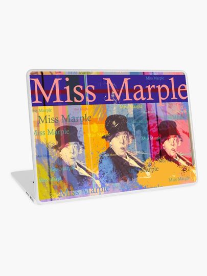 Discover Miss Marple portrait, detective from England | Laptop Skin