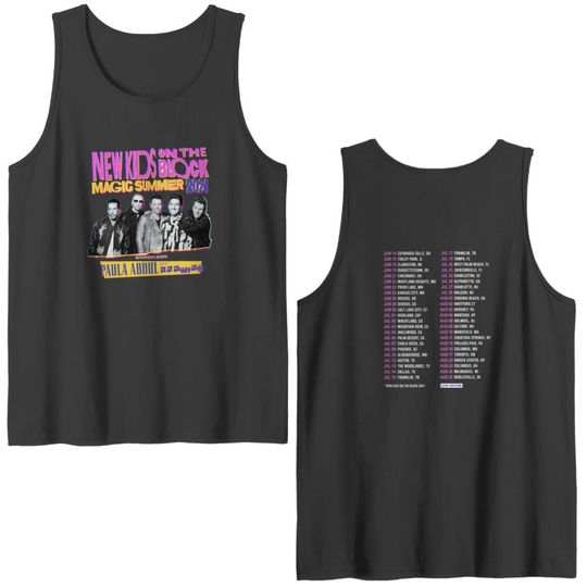 Discover NKOTB Double-Sided Tank Tops for Magic Summer 2024 Tour