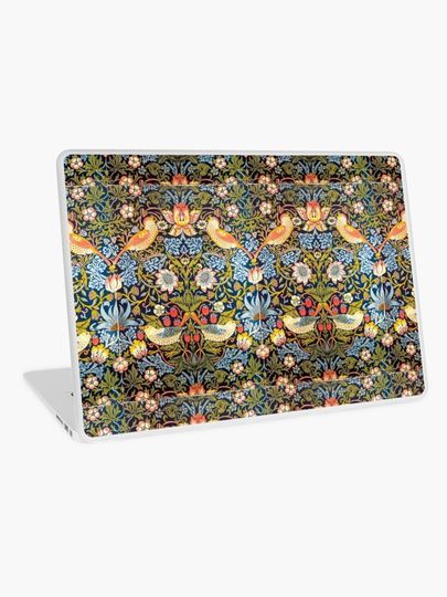 Discover William Morris Strawberry Thief Design 1883 | Laptop Skin