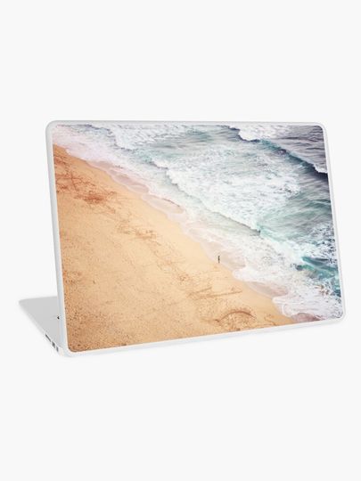 Discover View of Pedn Vounder. | Laptop Skin