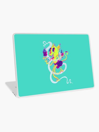 Discover Crusty Cat | Laptop Skin