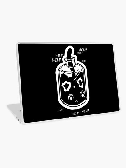 Discover Bottled cat | Laptop Skin