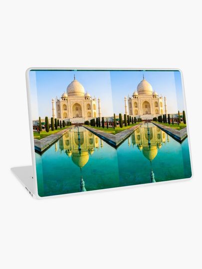 Discover Reflection Of Taj Mahal | Laptop Skin