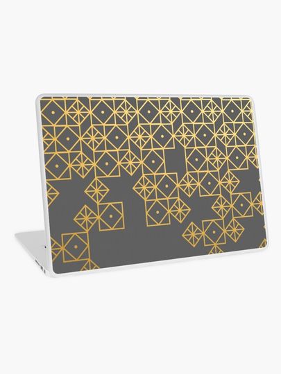 Discover Geometric Gold | Laptop Skin