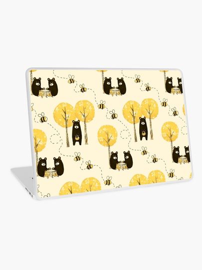 Discover Bear Necessities Pattern | Laptop Skin