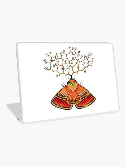 Discover tree - moth (original sold) | Laptop Skin