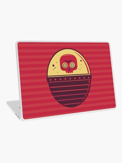 Discover Skull Tank | Laptop Skin