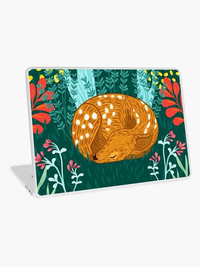 Discover Sleeping Fawn  | Laptop Skin
