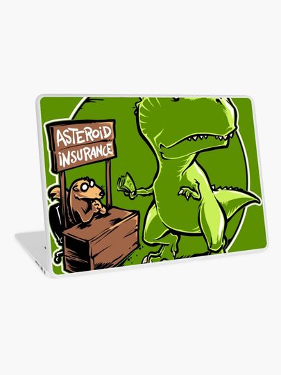 Discover Asteroid Insurance | Laptop Skin