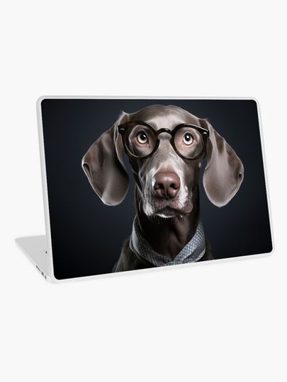 Discover Mr Weimaraner | Laptop Skin