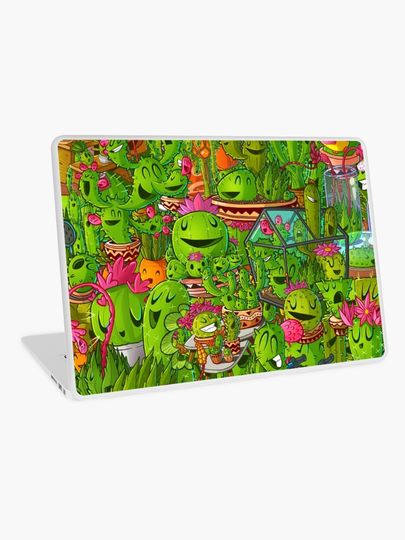 Discover All the Cacti | Laptop Skin