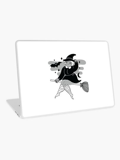 Discover flying at midnight | Laptop Skin