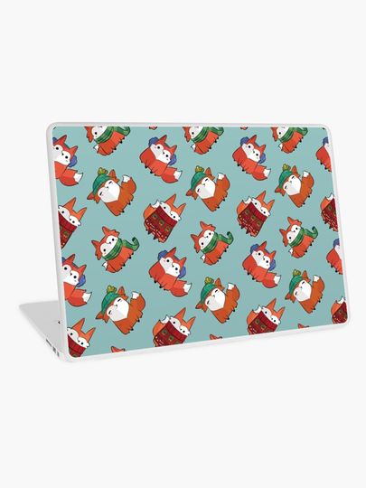 Discover Winter Foxes | Laptop Skin