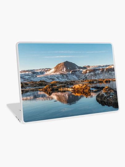 Discover Winter landscape in Iceland II | Laptop Skin