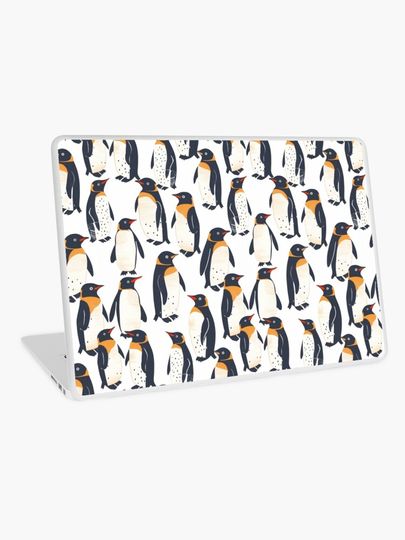 Discover Cool Peguin Pattern | Laptop Skin