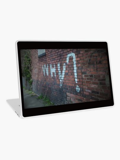 Discover Why? | Graffiti Street Art | Laptop Skin