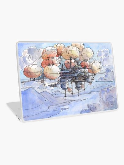 Discover La citta&apos; mongolfiera | Laptop Skin
