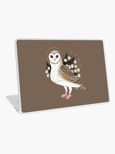 Discover Familiar - Barn Owl | Laptop Skin