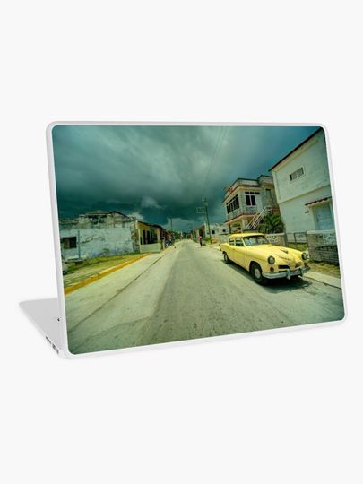 Discover Yellow storm car  | Laptop Skin