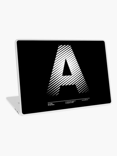 Discover The letter A | Laptop Skin