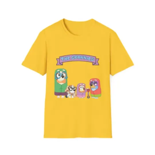Discover BlueyDad Grannies - Unisex Softstyle T-Shirt