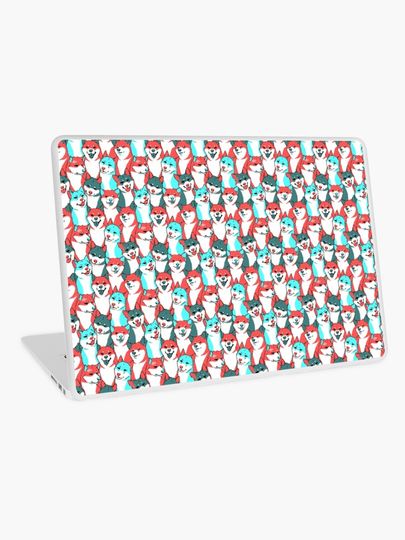 Discover 8-Bit Me Shiba (Mobile and Laptop) | Laptop Skin