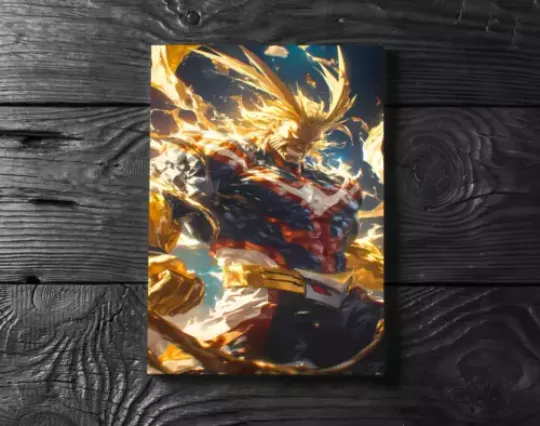 Discover All Might Hero Anime Poster Print