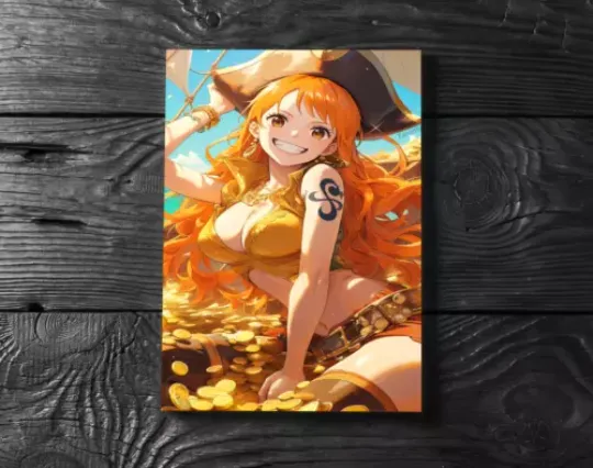 Discover Nami One Piece Anime Poster Print