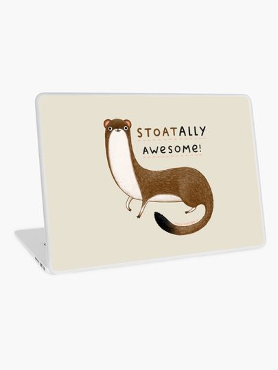 Discover Stoatally Awesome! | Laptop Skin