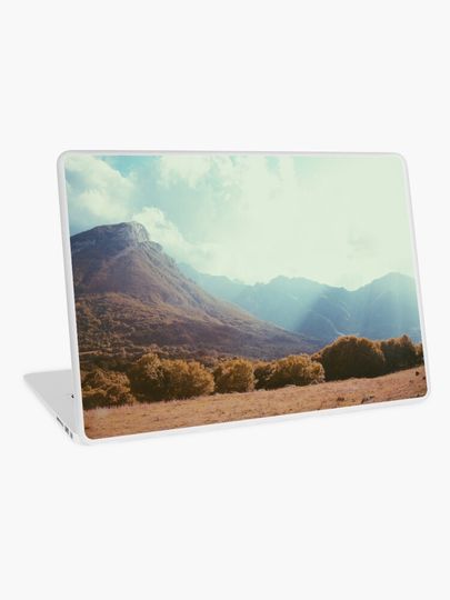 Discover Mountains in the background V | Laptop Skin