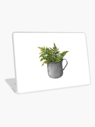 Discover Mug with fern leaves | Laptop Skin