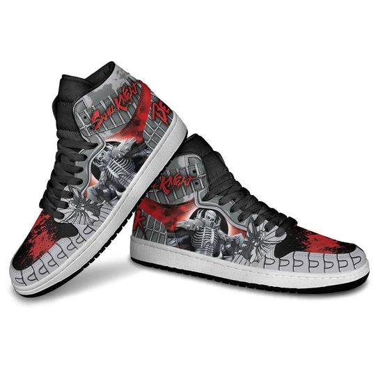 Discover The Skull Knight Sneakers Custom Anime Shoes High Quality Paint